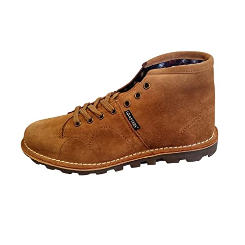 Grafters Original Unisex Tan Monkey Boots Größe 7 von Grafters