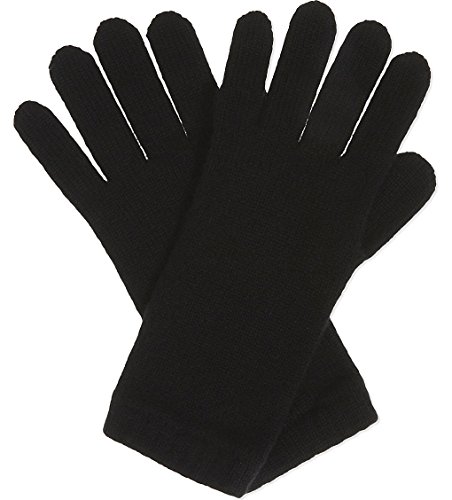 Graham Cashmere - Damen-Handschuhe aus reinem Kaschmir, kurze Manschette, hergestellt in Schottland, in Geschenkbox, Schwarz , One size von Graham Cashmere