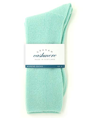 Graham Cashmere - Damensocken aus Kaschmir, hergestellt in Schottland, in Geschenkbox Gr. One size, Cambridge von Graham Cashmere