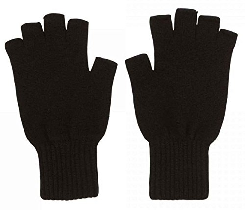 Graham Cashmere - Herren-Handschuhe aus Kaschmir, fingerlos, hergestellt in Schottland, in Geschenkbox (schwarz), Schwarz , Einheitsgröße von Graham Cashmere