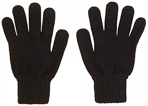 Graham Cashmere - Klassische Damen-Handschuhe aus reinem Kaschmir, hergestellt in Schottland, in Geschenkverpackung, Schwarz , One size von Graham Cashmere