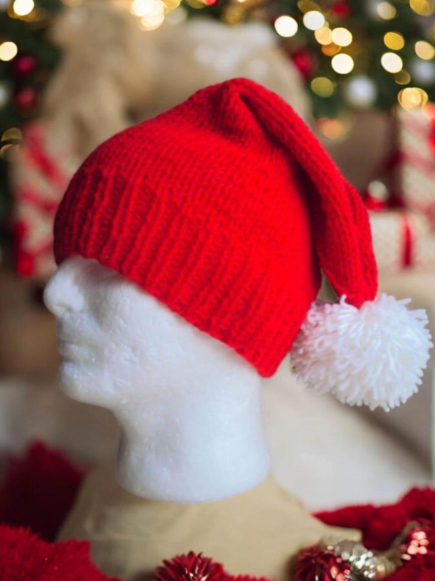 Extra Longhat - Unisex Slouchy Mütze Pompom Nikolausmütze Strickmütze Mütze-Ideen Muttertagsgeschenk Weihnachtsgeschenk Extra Longhat - Unisex Slouchy Mütze Pompom Nikolausmütze Strickmütze Mütze-Ideen Muttertagsgeschenk Weihnachtsgeschenk von GrahamsBazaar