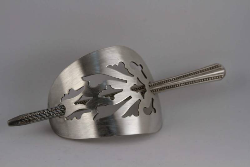 Silber Platte Haar Pin von GrainsOfSandDesigns