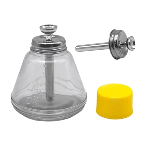 Gralara 180 Ml Push Down Pumpspender, Nachfüllbar, für Make Up Entferner, Nagellack von Gralara