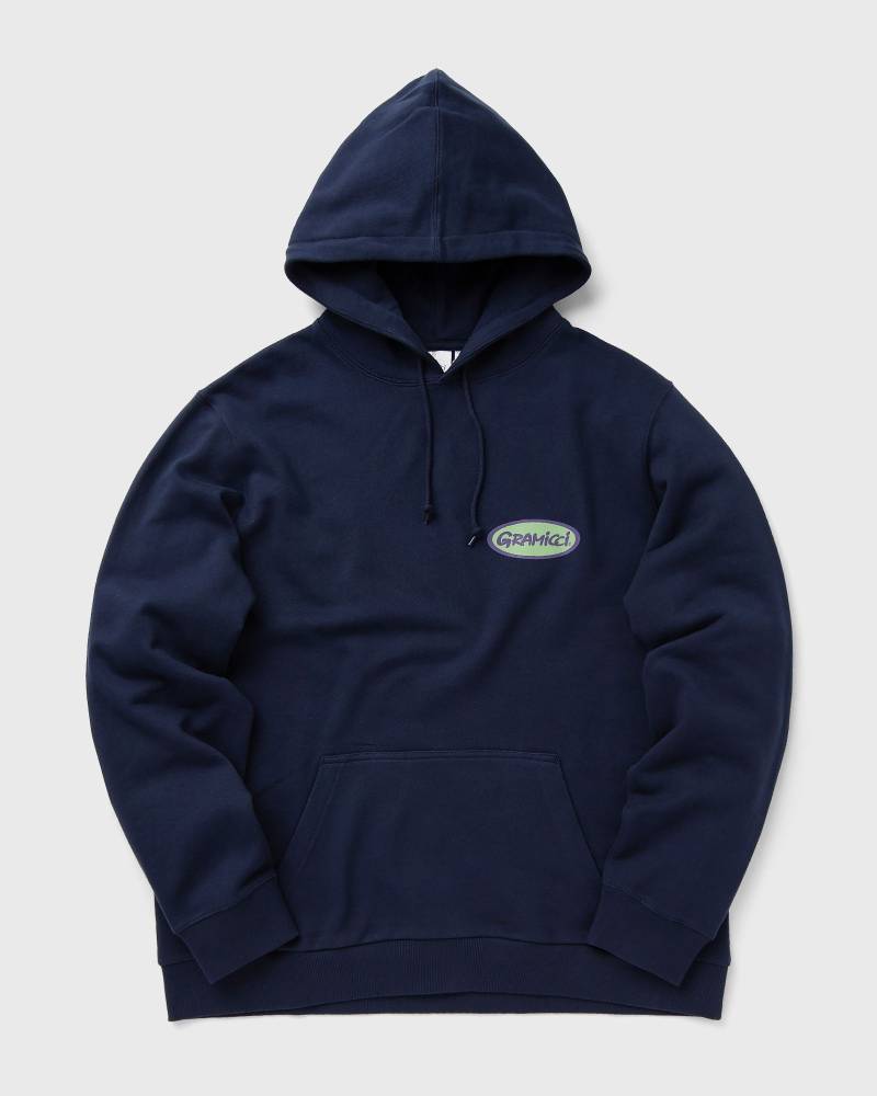 GRAMICCI OVAL HOODED SWEATSHIRT men Hoodies blue in Größe:L von Gramicci