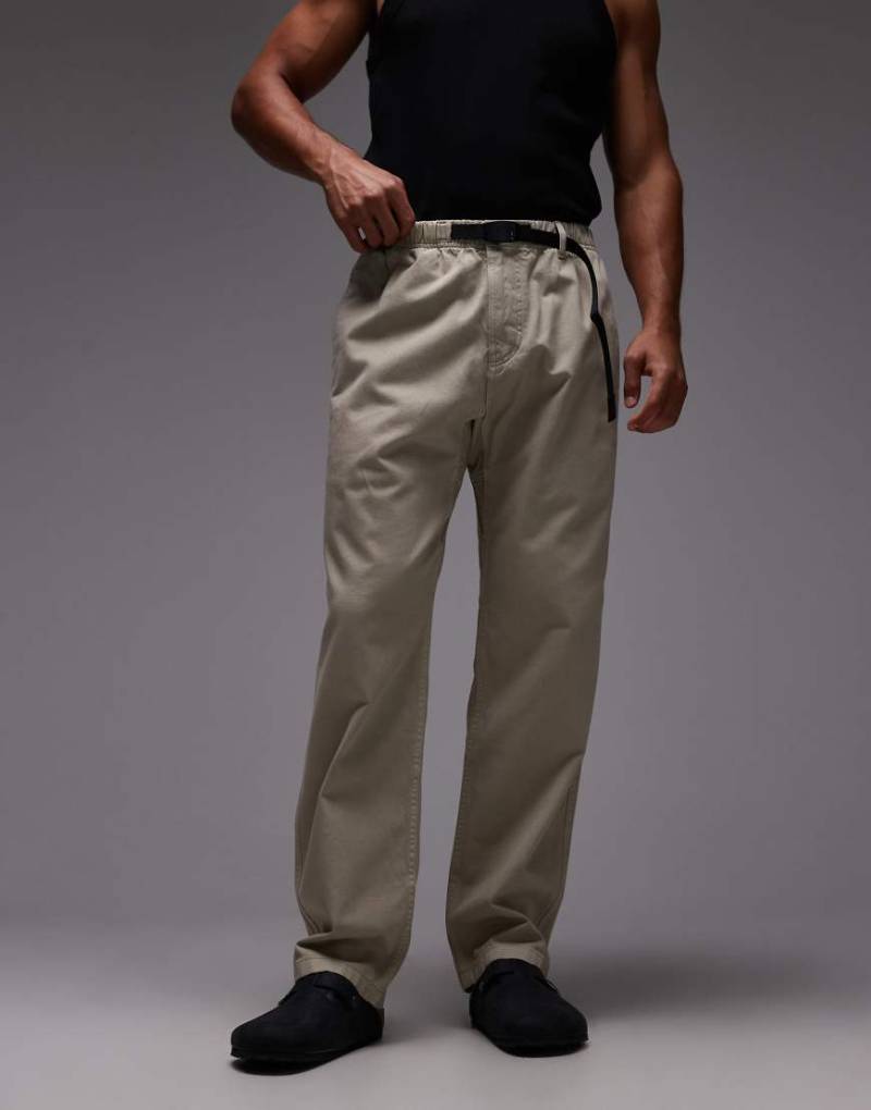 Gramicci - G-plant - Schmal zulaufende Hose in Beige-Neutral von Gramicci