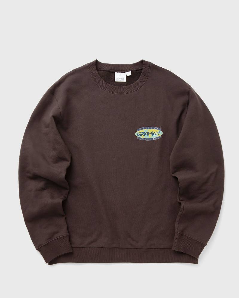Gramicci PREPARE YOURSELF SWEATSHIRT men Sweatshirts brown in Größe:L von Gramicci