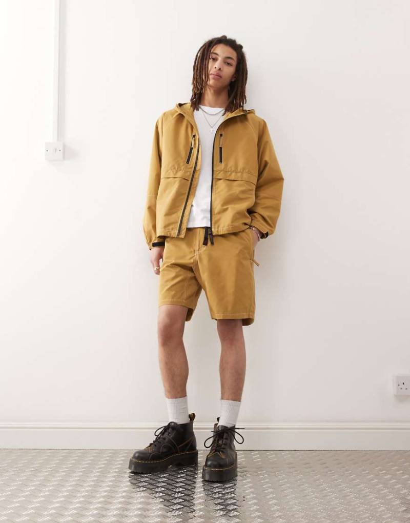 Gramicci - Sonora - Jacke in Hellbraun mit Kapuze, Kombiteil-Neutral von Gramicci