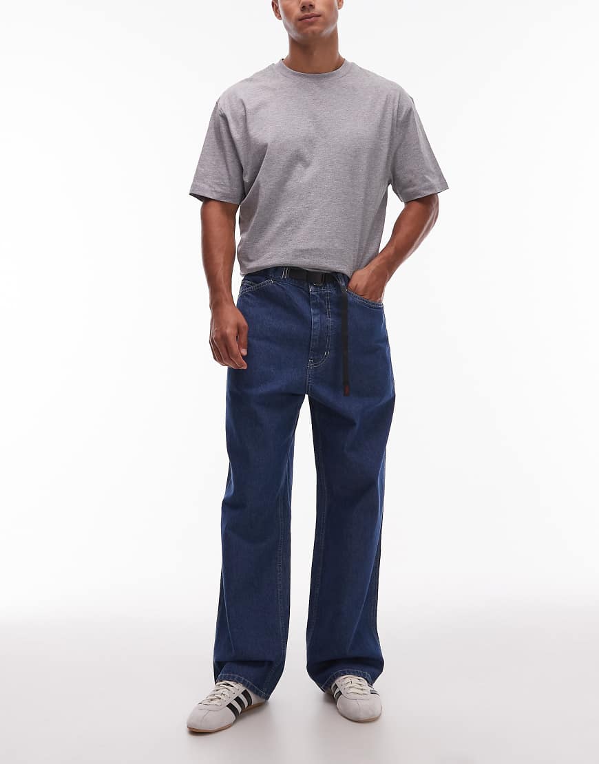 Gramicci - Stutter - Loose Fit Denim-Jeans in mittelblauer Waschung von Gramicci