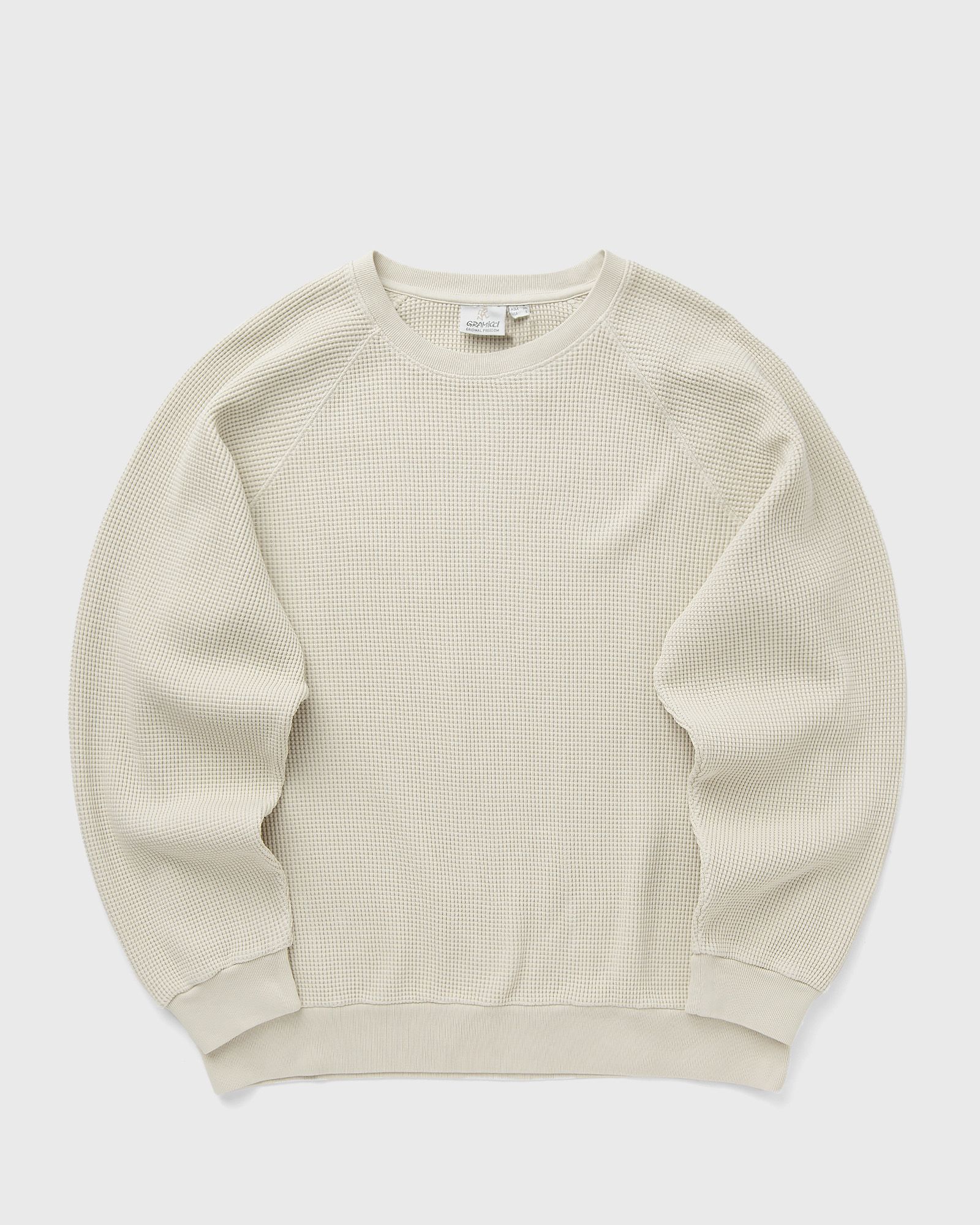 Gramicci WAFFLE CREW men Sweatshirts beige in Größe:L Gramicci WAFFLE CREW men Sweatshirts beige in Größe:L von Gramicci