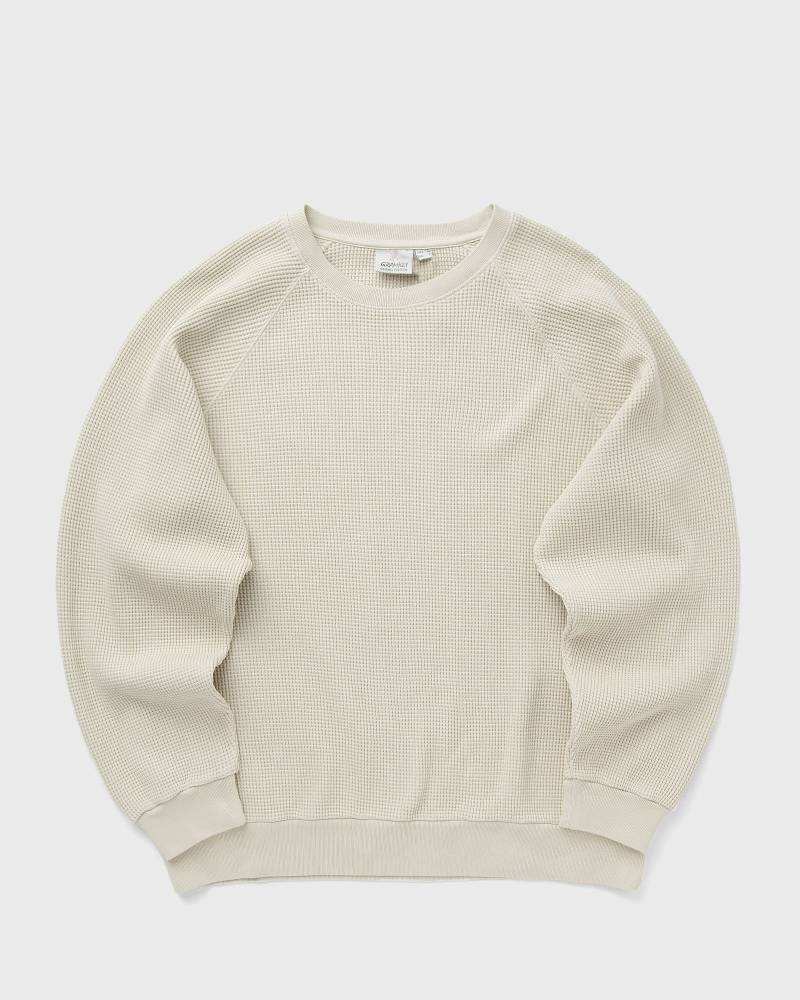 Gramicci WAFFLE CREW men Sweatshirts beige in Größe:M von Gramicci