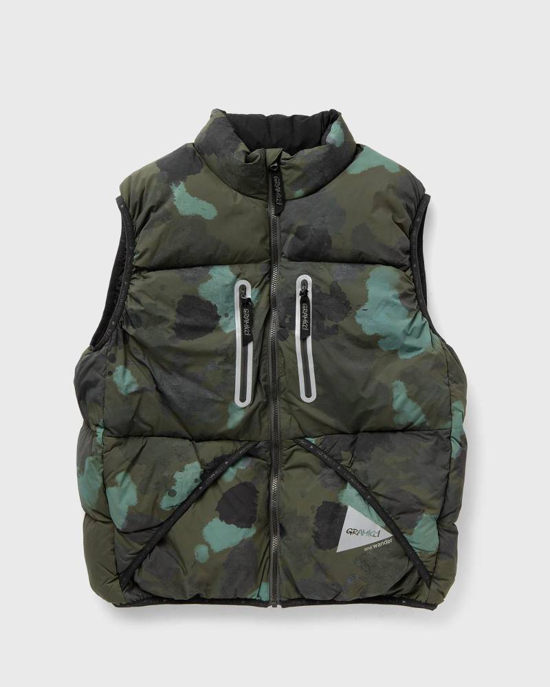 Gramicci X and wander DOWN VEST men Vests green in Größe:L von Gramicci