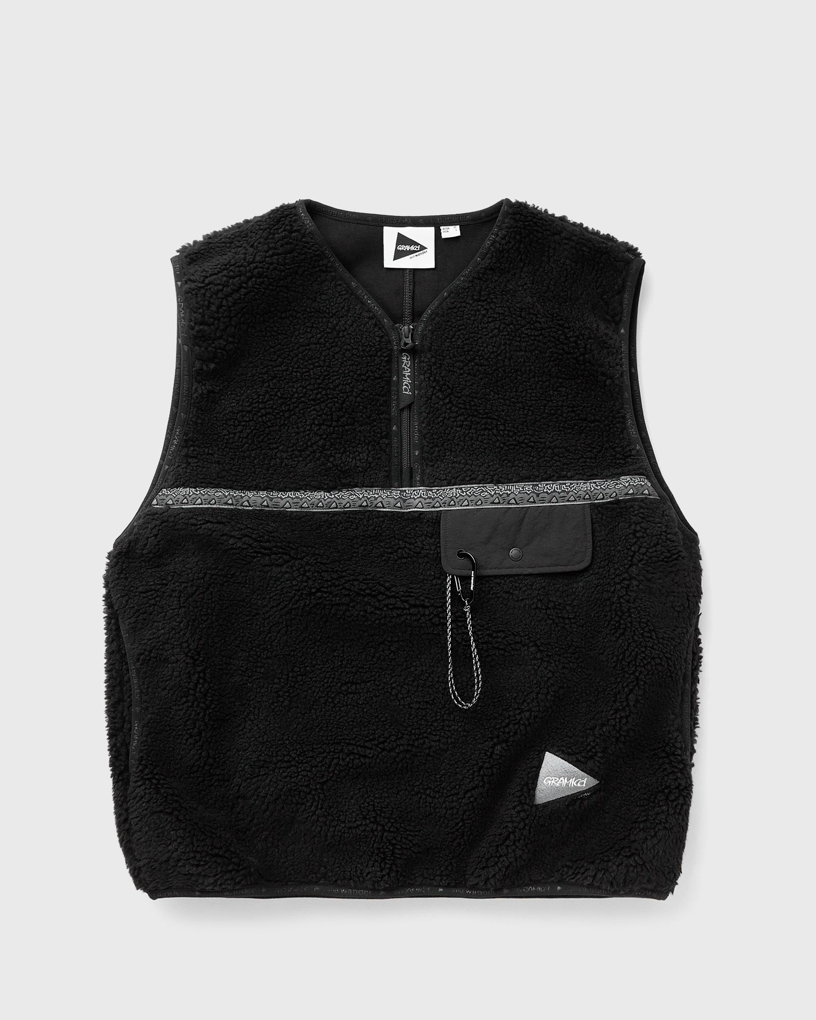 Gramicci X and wander JQ TAPE FLEECE VEST men Vests black in Größe:L Gramicci X and wander JQ TAPE FLEECE VEST men Vests black in Größe:L von Gramicci