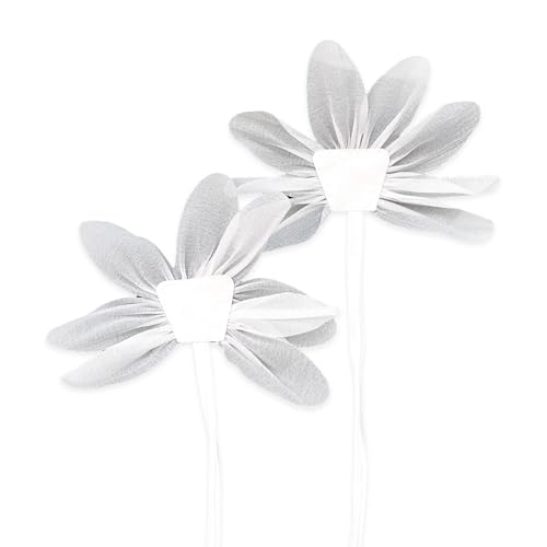 2 handgefertigte Blumen-Anstecknadeln für Damen, elegante Broschen, Partyschmuck, dekoratives Bekleidungszubehör, Partygeschenk, Einheitsgröße, Wie beschrieben von Gramigg