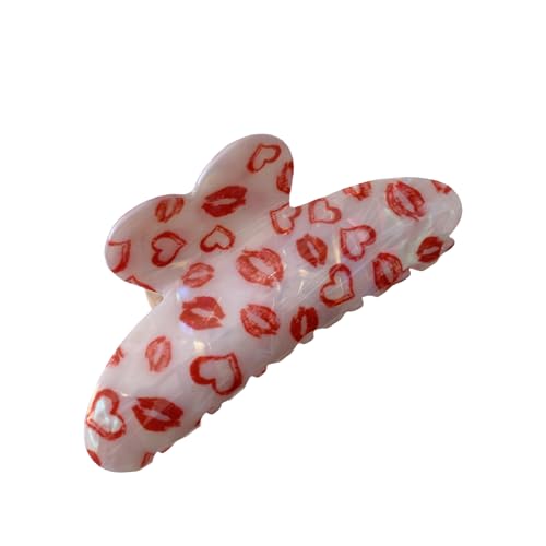 Acryl-Haarklammer in Lippen-Designs, Damen-Haar-Accessoire, Haarschmuck für Mode-Enthusiasten und Stylesucher von Gramigg