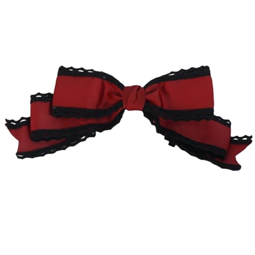 Cosplay Party Spitze Schleife Haarspangen Mädchen Anime Dienstmädchen Kostüm Punk Band Haarschleifen Frauen Haarstyling-Zubehör Cosplay Party Spitze Schleife Haarspangen Mädchen Anime Dienstmädchen Kostüm Punk Band Haarschleifen Frauen Haarstyling-Zubehör von Gramigg