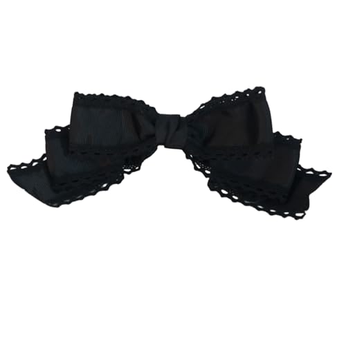 Cosplay Party Spitze Schleife Haarspangen Mädchen Anime Dienstmädchen Kostüm Punk Band Haarschleifen Frauen Haarstyling-Zubehör von Gramigg