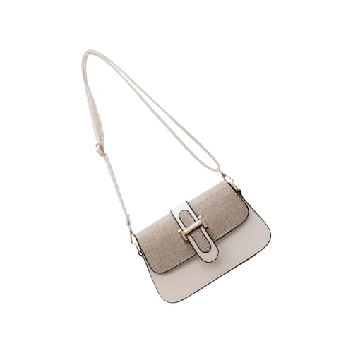 Damen-Umhängetasche, PU-Leder, Dating-Tasche, Pailletten, Kuriertasche, modisch, klein, quadratisch, trendig, für Damen, trendige Umhängetasche, Pailletten, Schultertasche, PU-Leder, beige, One Size Damen-Umhängetasche, PU-Leder, Dating-Tasche, Pailletten, Kuriertasche, modisch, klein, quadratisch, trendig, für Damen, trendige Umhängetasche, Pailletten, Schultertasche, PU-Leder, beige, One Size von Gramigg