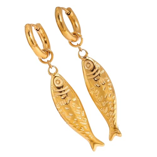 Edelstahl-Ohrringe/Halskette, korrosionsbeständig, modisches Accessoire, Schmuck für Partys und Reisen, beständige Ohrringe/für Reisen, Einheitsgröße, Wie beschrieben, Wie beschrieben von Gramigg