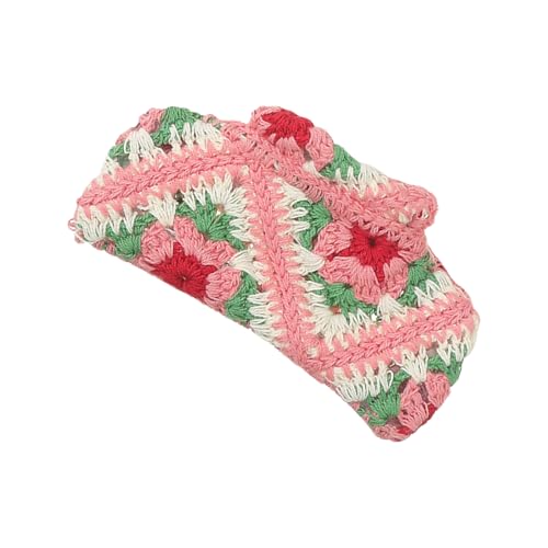 Ethnische Blumenhaarklaue Clip Handgemachtes Häkelklemme Nicht Klemme Sicherere Grip Accessoires Für Frauen Strand Urlaub Böhmische Haarklaue Für Frauen von Gramigg