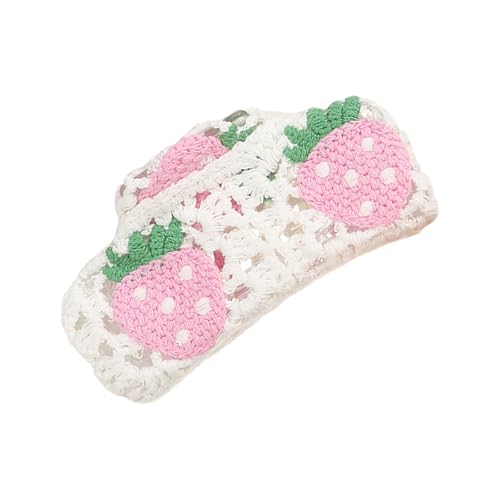 Ethnische Blumenhaarklaue Clip Handgemachtes Häkelklemme Nicht Klemme Sicherere Grip Accessoires Für Frauen Strand Urlaub Böhmische Haarklaue Für Frauen von Gramigg