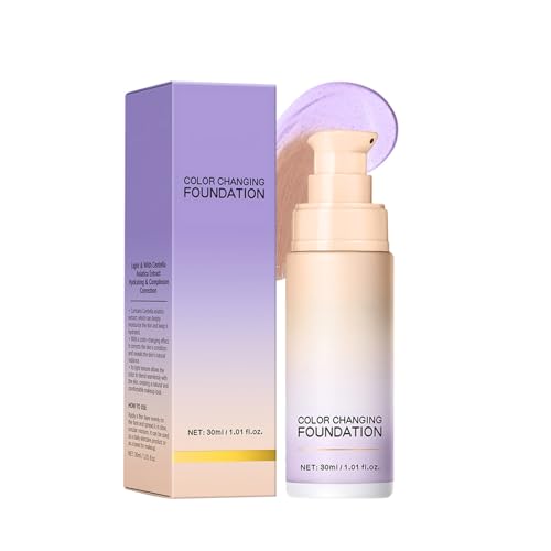Farbwechsel Fundiertes Flüssiges Basis Make Up Vollbedeckung Concealer Häute Falten & Linien Frauen Mädchen Farbwechseln Flüssiger Basis Make Up Änderung Ihres Hauttones von Gramigg
