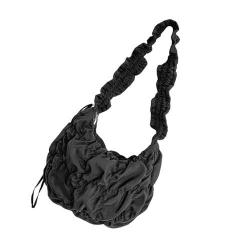 Frauen Plissierte Umhängetasche Große Kapazität Crossbody Bag Wolken Feste Farben Messenger Dumplings Für Reisen Frauen Große Kapazität Schulter Trendy Wolken von Gramigg