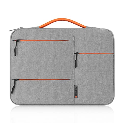 Gramigg Computer-Tasche für Laptop, Notebook, Reise, Aufbewahrung für 33 cm (14 Zoll), 15 Zoll (33 cm), 38,6 cm (15 Zoll), Laptop-Aufbewahrungstasche für Tablets, Notebook, 38.1 cm, Gray von Gramigg