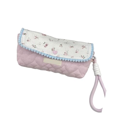 Gramigg Federmäppchen mit Blumenmotiv und Handgelenkschlaufe, großes Fassungsvermögen, Stiftebeutel, Reise-Organizer, Tasche, Reise-Kosmetik, Blumendruck-Organizer für Teenager, e Gramigg Federmäppchen mit Blumenmotiv und Handgelenkschlaufe, großes Fassungsvermögen, Stiftebeutel, Reise-Organizer, Tasche, Reise-Kosmetik, Blumendruck-Organizer für Teenager, e von Gramigg