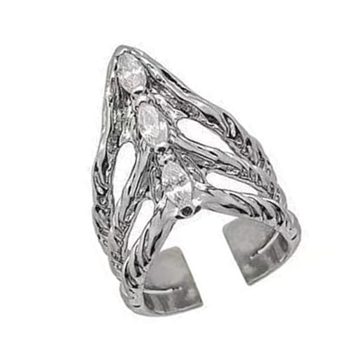 Gramigg Jugendstil-Schmuck, Fingernagelkrallen-Ringe, Nägel, Ringe, Partykleidung, geeignet für Partys und gesellschaftliche Veranstaltungen, trendiges Damen-Accessoire, D, Wie beschrieben, Wie von Gramigg