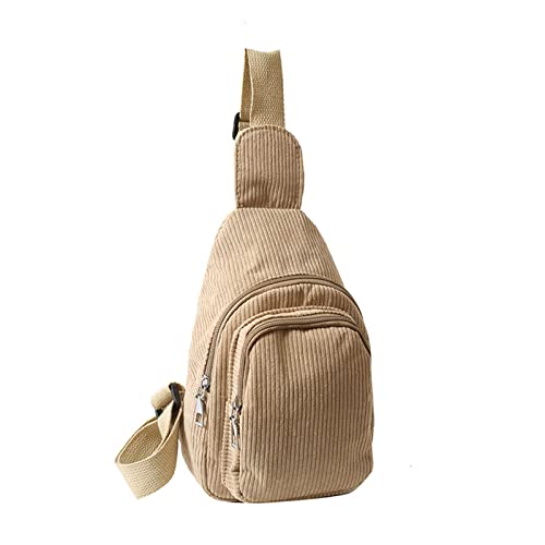 Gramigg Kleine Umhängetasche für Damen, Cordgürtel für Reisen, Sport, Laufen, Wandern, Cord-Taille, khaki, One Size Gramigg Kleine Umhängetasche für Damen, Cordgürtel für Reisen, Sport, Laufen, Wandern, Cord-Taille, khaki, One Size von Gramigg