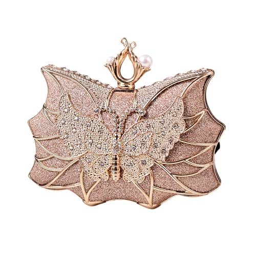 Gramigg Luxuriöse Frauenabendhandtasche Mit Glitzernden Strassdetail Umhängetaschen Für Abschlussball Und Bankettverteidiger Handtasche von Gramigg