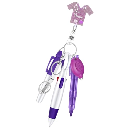 Gramigg Multi Funktionaler Pflegepenst Set Einzigartiger Krankenschwester Stift Und Abzeichenhalter Set Mit LED Schlüsselbund Für Mitarbeitergeschenke Gramigg Multi Funktionaler Pflegepenst Set Einzigartiger Krankenschwester Stift Und Abzeichenhalter Set Mit LED Schlüsselbund Für Mitarbeitergeschenke von Gramigg