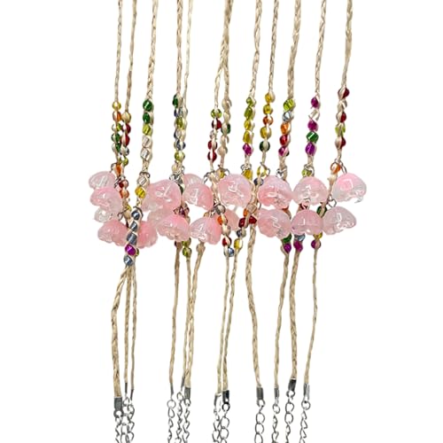 Gramigg Stilvoll für Frauen, chinesisches Blumengras, handgefertigt, gewebte Handgelenkkette, einzigartige Handschnur von Gramigg