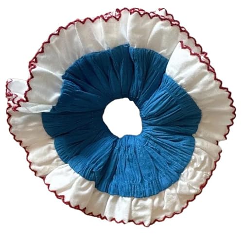 Haargummis mit Spitzenbesatz für Frauen und Mädchen, Hochsteckfrisuren, elastisch, ästhetisch, Haarkreise, modischer Pferdeschwanz-Halter von Gramigg