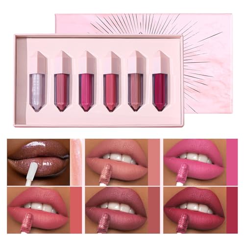 Mode Lippenfarben Lip Gloss Set 6 Farben Wasserdichte Party Lippenstift Nicht Verblassen Für Stilvolle Frauen Mode Lippenfarben Lip Gloss Set 6 Farben Wasserdichte Party Lippenstift Nicht Verblassen Für Stilvolle Frauen von Gramigg