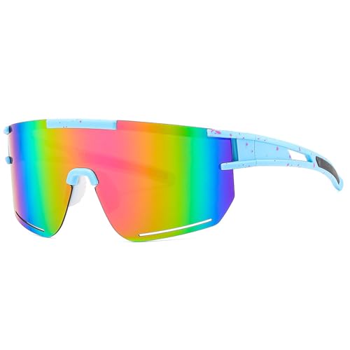 Modische Sonnenbrille, stilvolle Brille, winddicht, für Damen und Herren, Radfahren, UV-Schutz, Unisex, Sport, Reisefreundlich, e Modische Sonnenbrille, stilvolle Brille, winddicht, für Damen und Herren, Radfahren, UV-Schutz, Unisex, Sport, Reisefreundlich, e von Gramigg