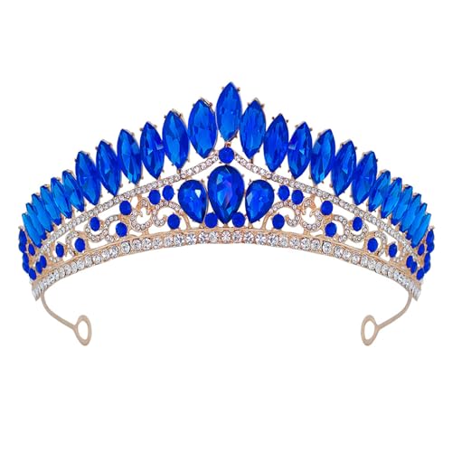 Modisches Haarband Haarschmuck schimmernde Strasssteine Kronen Hochzeitskleid Accessoires Frauen Kopfbedeckung Ornament von Gramigg