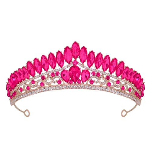 Modisches Haarband Haarschmuck schimmernde Strasssteine Kronen Hochzeitskleid Accessoires Frauen Kopfbedeckung Ornament von Gramigg