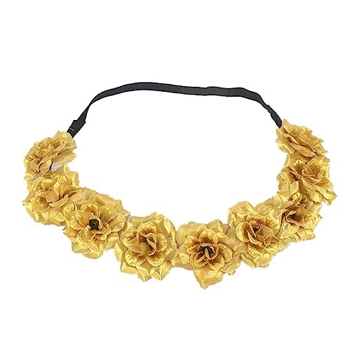Party-Stirnband für Festival, Urlaub, Stoff, Blumenhaarband, für Erwachsene und Frauen, eleganter Kopfschmuck, Urlaubs-Kopfschmuck, Zubehör, Blumen-Stirnband, Haarschmuck Party-Stirnband für Festival, Urlaub, Stoff, Blumenhaarband, für Erwachsene und Frauen, eleganter Kopfschmuck, Urlaubs-Kopfschmuck, Zubehör, Blumen-Stirnband, Haarschmuck von Gramigg