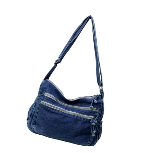 Retro Denims Umhängetasche Für Frauen Teenager Große Kapazität Verstellbarer Riemen Lässig Satchel Mode Crossbody Handtasche Retro Messenger Tasche von Gramigg