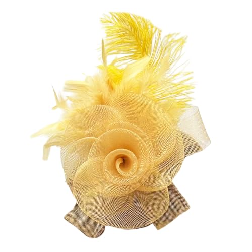 Retro-inspirierter Haarclip mit Netzblume und sicherer Haarnadel, geeignet für verschiedene Anlässe von Gramigg