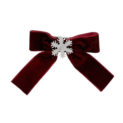 Schneeflocke Haarspange Weihnachten Haarnadel Süße Weihnachten Flache Clip Haarnadel Weihnachten Elegante Haarspange für Bündel von Gramigg