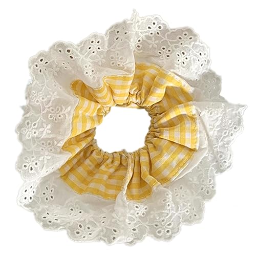 Spitzen-Haargummis für Damen, Hochsteckfrisur, elastische Haarringe, ästhetischer Haargummi, Pferdeschwanz, Haarhalter, Spitzen-Haarband von Gramigg