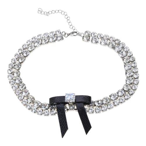 Süße, coole Schleifen-Halskette, tägliches Tragen, Zirkon, Schleife, Choker-Halskette, elegante Schleife, Halsband, Schmuck, Ornament, Zirkon, Schleife, Halskette, Schmuck, elegante Damen-Halskette Süße, coole Schleifen-Halskette, tägliches Tragen, Zirkon, Schleife, Choker-Halskette, elegante Schleife, Halsband, Schmuck, Ornament, Zirkon, Schleife, Halskette, Schmuck, elegante Damen-Halskette von Gramigg