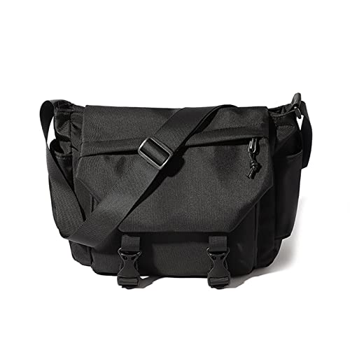 Umhängetasche im Vintage-Stil, schwarz, Sporttasche, Schultertasche, Kuriertasche für Männer und Frauen, Geburtstagstag, Kuriertasche Umhängetasche im Vintage-Stil, schwarz, Sporttasche, Schultertasche, Kuriertasche für Männer und Frauen, Geburtstagstag, Kuriertasche von Gramigg