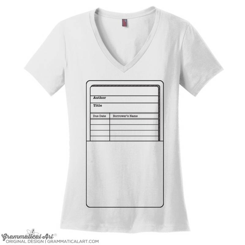 Bibliothekskarte Shirt Bibliothekar T-Shirt Geschenke Bibliothek Für Schriftsteller Retro Tshirt Old School Karte V Necks Bibliothekskarte Shirt Bibliothekar T-Shirt Geschenke Bibliothek Für Schriftsteller Retro Tshirt Old School Karte V Necks von GrammaticalArt