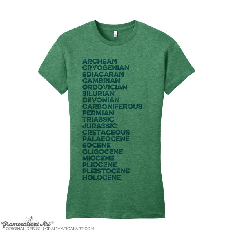 Jurassic Shirt Tshirt Wissenschaft Geschenke Für Wissenschaftler Lehrer Archean Cryogenian Cretaceous Dinosaurier Dino von GrammaticalArt