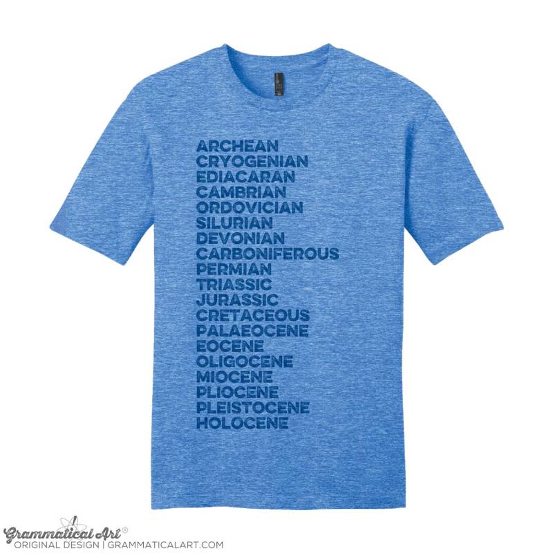 Jurassic Shirt Tshirt Wissenschaft Geschenke Für Wissenschaftler Lehrer Archean Cryogenian Cretaceous Dinosaurier Dino von GrammaticalArt