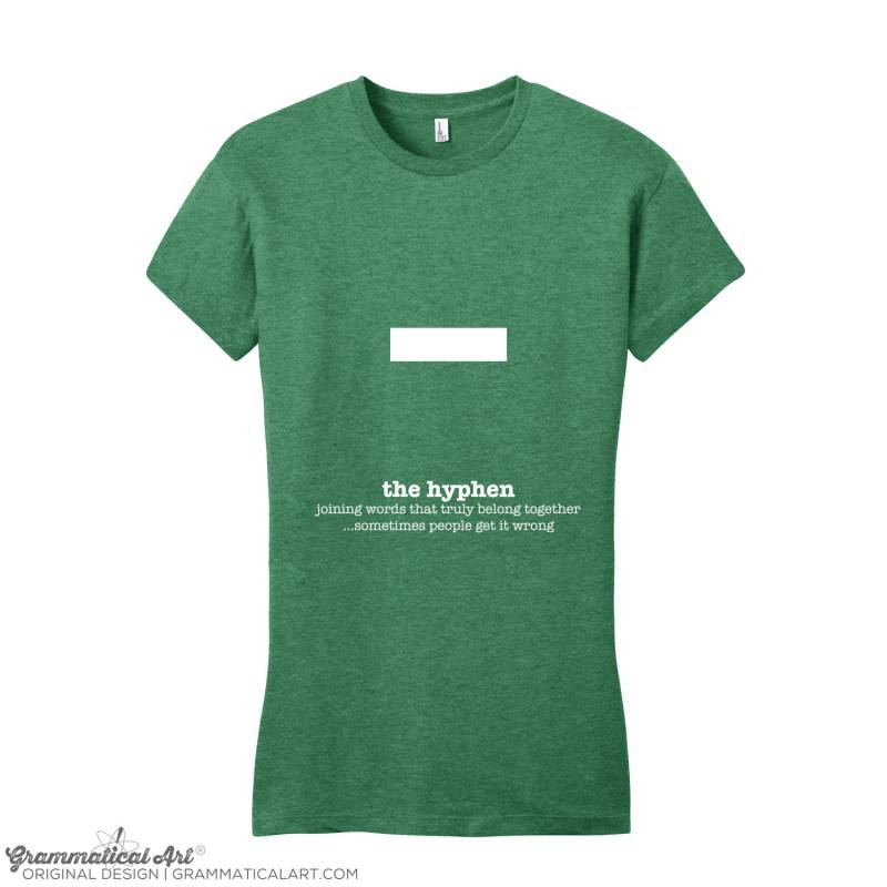 Lehrer Hemden, Geschenkideen, Englisch Shirt, Bindestrich Interpunktions Shirt Lehrer Hemden, Geschenkideen, Englisch Shirt, Bindestrich Interpunktions Shirt von GrammaticalArt